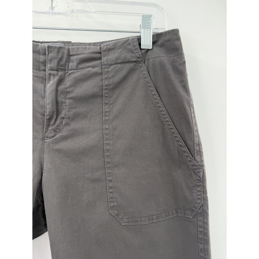 Vince Women's Dark Gray Bermuda Walking Shorts Cotton Blend Size 8 USA Made - Picture 2 of 7